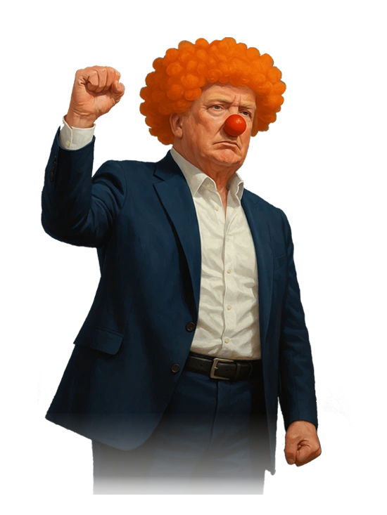 FUCKTRUMP...with fist in the air